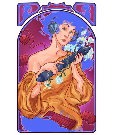 Lady in Stylus
