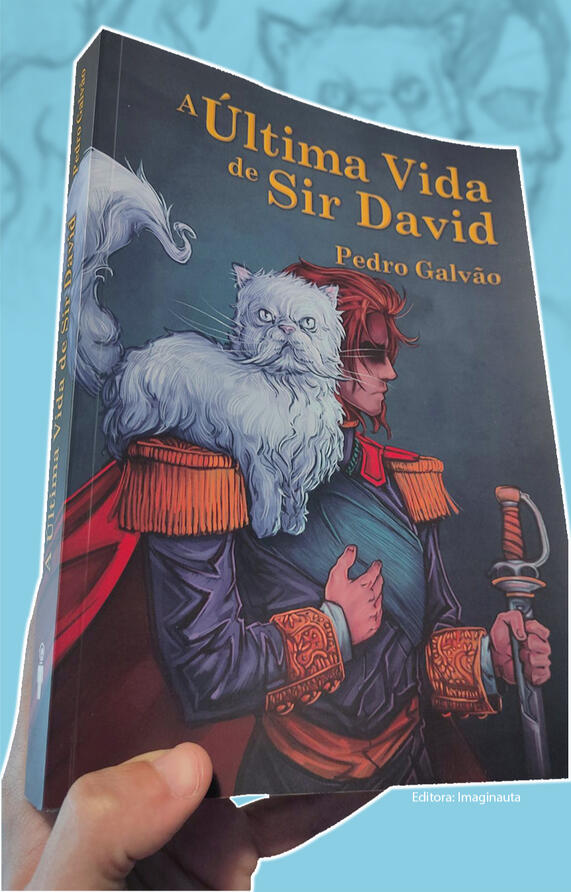 Physical copy - &quot;A Última Vida de Sir David&quot; published by Imaginauta